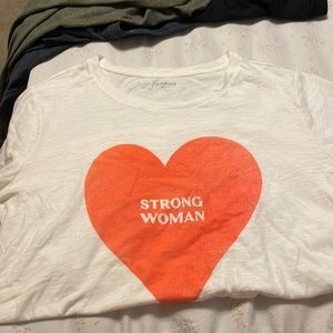 Brand new “STRONG WOMAN” tee